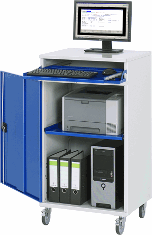 Computer-Schrank - Modell 60, B 650 x T 520 x H 1185 mm