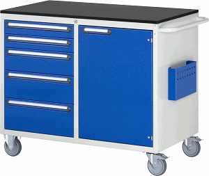 Montagewagen Modell LL5.22.12, B 1145 x T 650 x H 970 mm, Melamin-Top 19 mm
