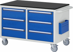 Montagewagen Modell LL3.0.0, B 1145 x T 650 x H 790 mm, Melamin-Top 19 mm
