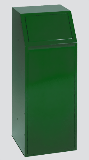 Wertstoffsammler grün RAL 6001 für 110 Liter Säcke