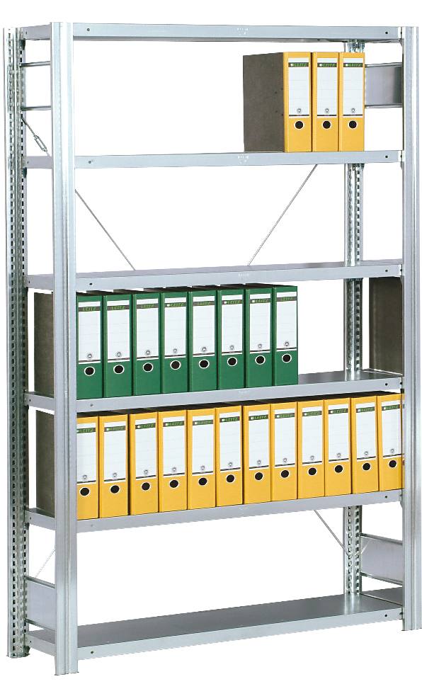 Büro-Grundregal 2325x1285x300 mm HxBxT