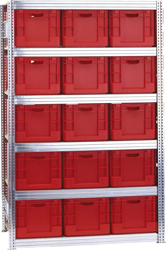 Eurokasten-Grundregal 2075x1285x600 mm HxBxT