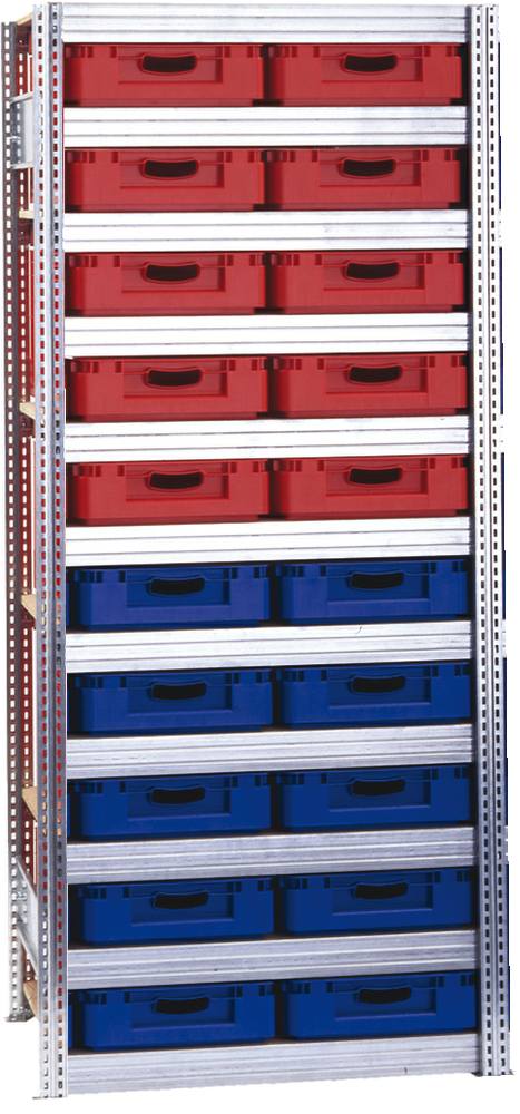 Eurokasten-Grundregal 2075x875x600 mm HxBxT