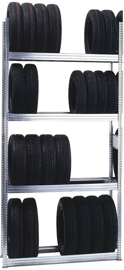 Reifen-Grundregal 2000x875x400 mm HxBxT