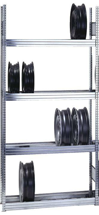Felgen-Grundregal 2500x875x300 mm HxBxT