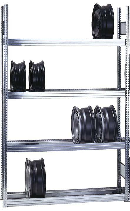 Felgen-Grundregal 2500x1285x300 mm HxBxT